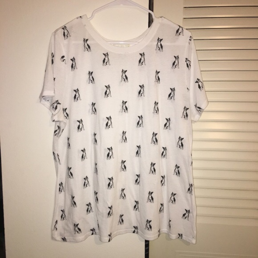 Forever 21 French Bull Dog/Boston Terrier Shirt